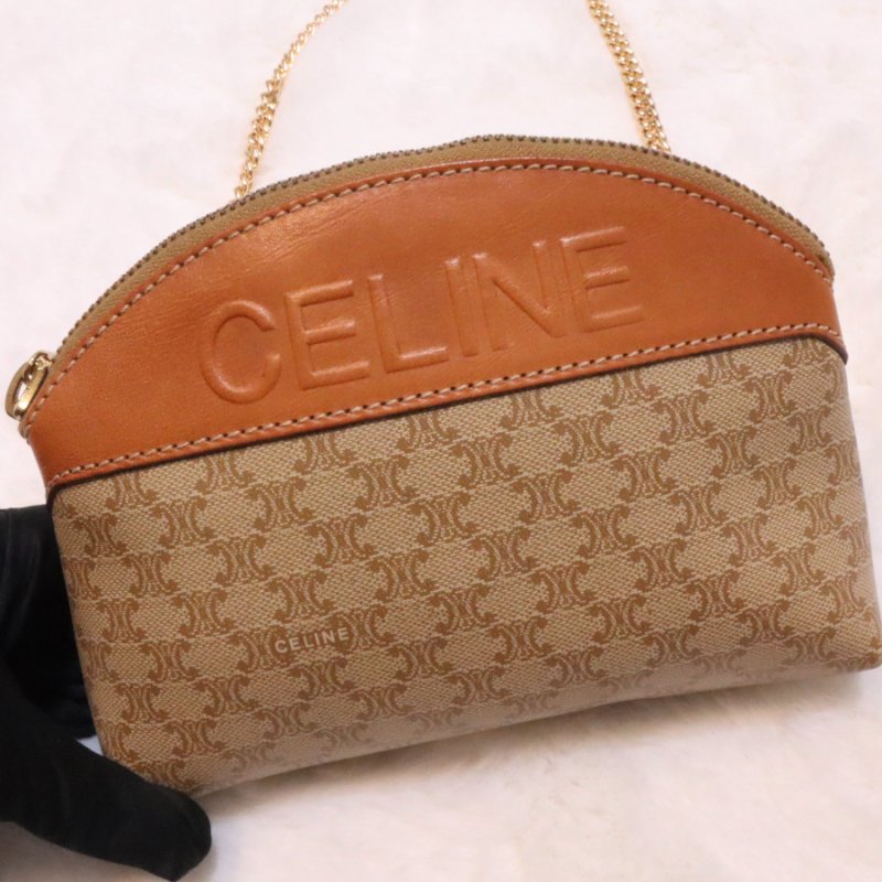 Celine mini pouch 杏色🤎-2