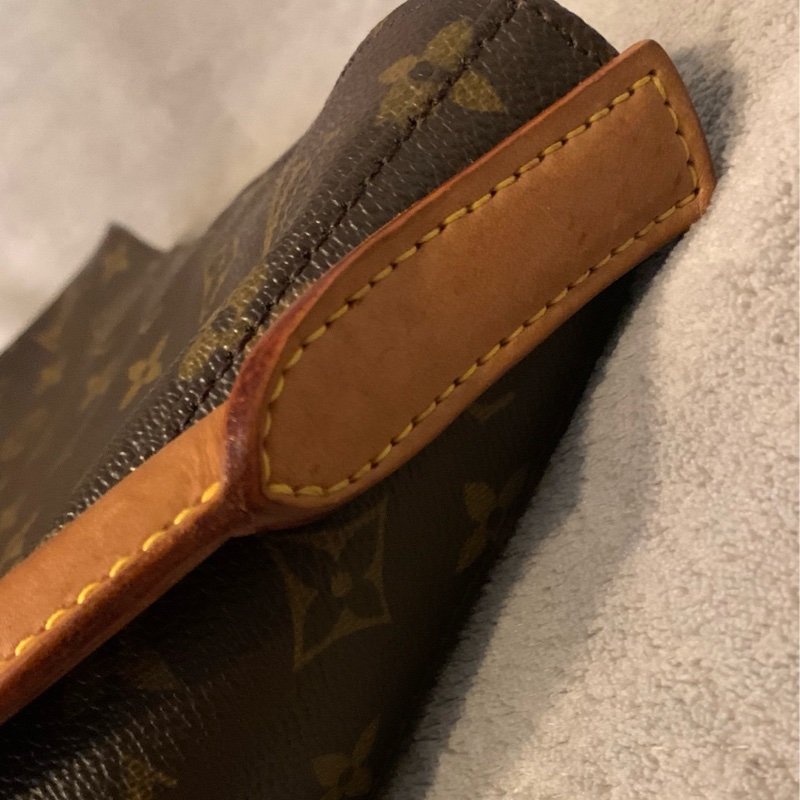 LOUIS VUITTON絕版品老花拉鍊型鞦韆包 肩背包 托特包M51145-3