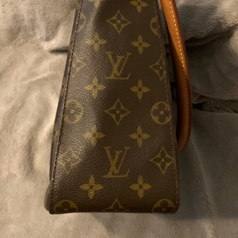 LOUIS VUITTON絕版品老花拉鍊型鞦韆包 肩背包 托特包M51145-12