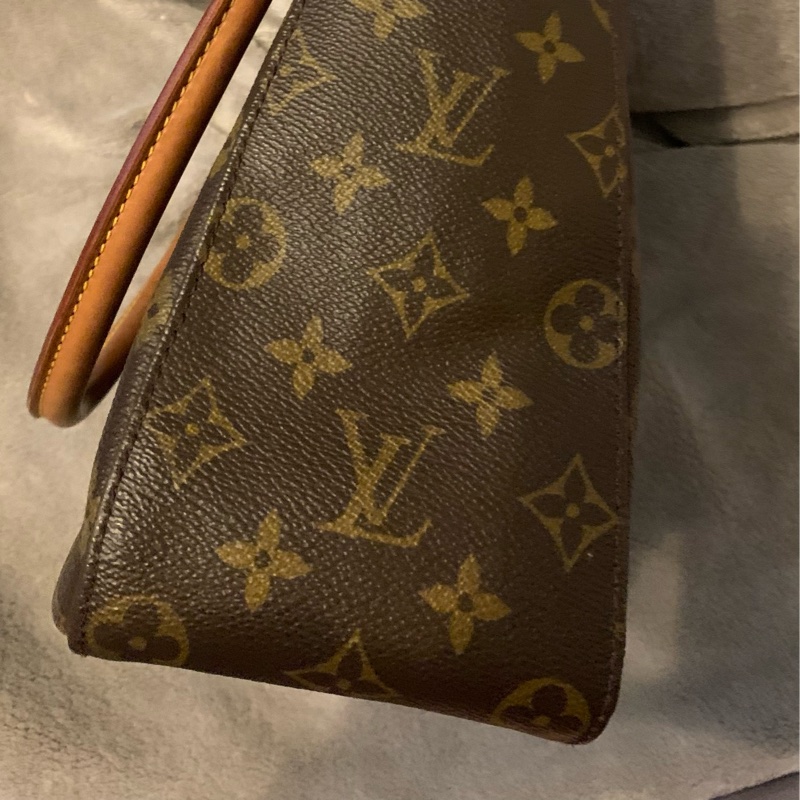 LOUIS VUITTON絕版品老花拉鍊型鞦韆包 肩背包 托特包M51145-13