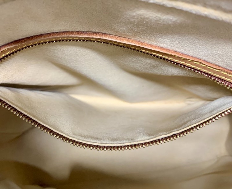 LOUIS VUITTON絕版品老花拉鍊型鞦韆包 肩背包 托特包M51145-15