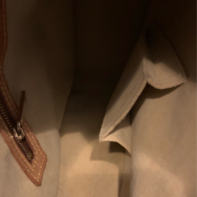 LOUIS VUITTON絕版品老花拉鍊型鞦韆包 肩背包 托特包M51145-19