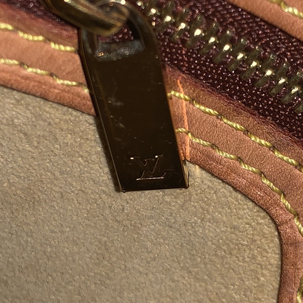 LOUIS VUITTON絕版品老花拉鍊型鞦韆包 肩背包 托特包M51145-22