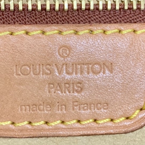 LOUIS VUITTON絕版品老花拉鍊型鞦韆包 肩背包 托特包M51145-23