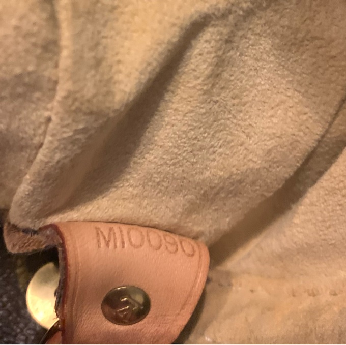 LOUIS VUITTON絕版品老花拉鍊型鞦韆包 肩背包 托特包M51145-24