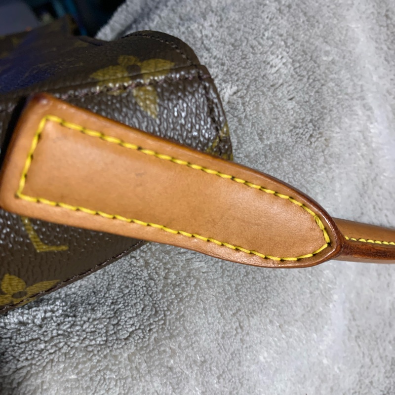 LOUIS VUITTON絕版品老花拉鍊型鞦韆包 肩背包 托特包M51145-28