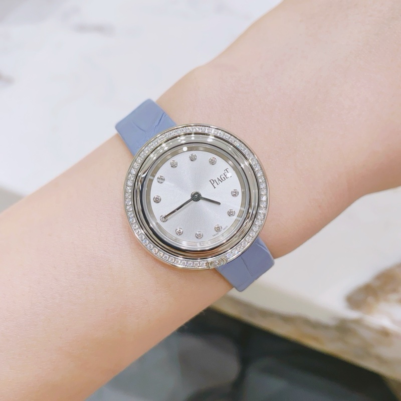 伯爵時來運轉系列G0A48080精鋼原鑽29mm石英女表-4