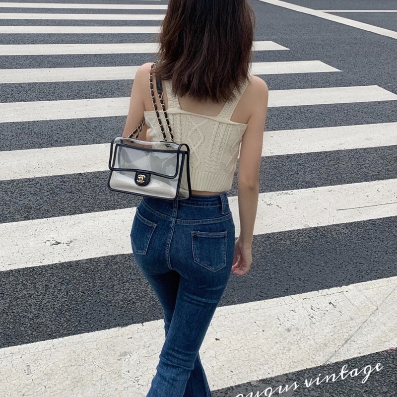(全平台唯一☝️小紅書大爆款)CHANEL 2019春夏沙灘系列 透明流沙包-2