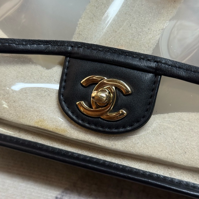 (全平台唯一☝️小紅書大爆款)CHANEL 2019春夏沙灘系列 透明流沙包-5
