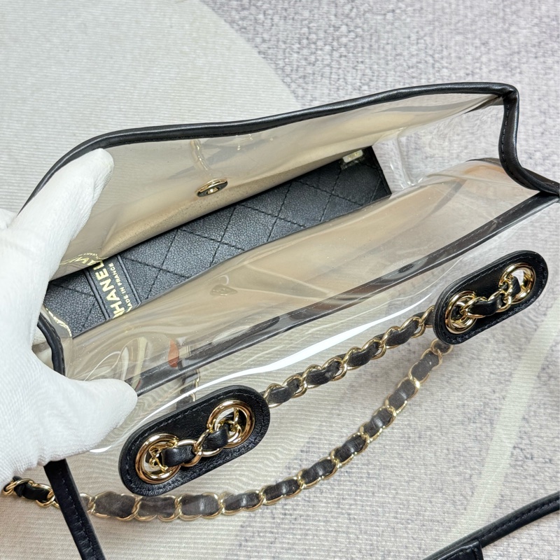 (全平台唯一☝️小紅書大爆款)CHANEL 2019春夏沙灘系列 透明流沙包-15