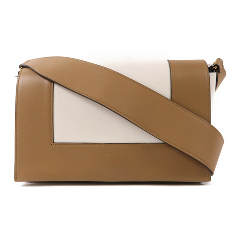 CELINE 牛皮皮革Frame Bag金扣肩背袋