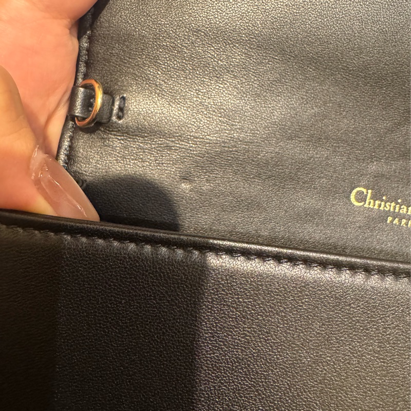 Dior黑羊皮三合一woc-16