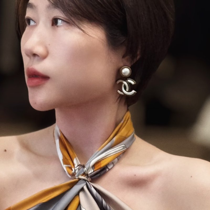 HERMES 三重奏絲巾環 90 - 銀-1