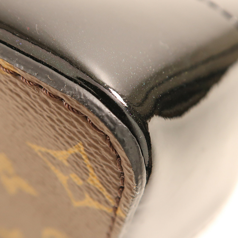 LOUIS VUITTON Monogram/Vernis Hot Springs Backpack銀扣背包-5