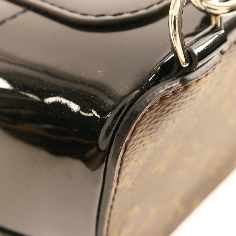 LOUIS VUITTON Monogram/Vernis Hot Springs Backpack銀扣背包-8
