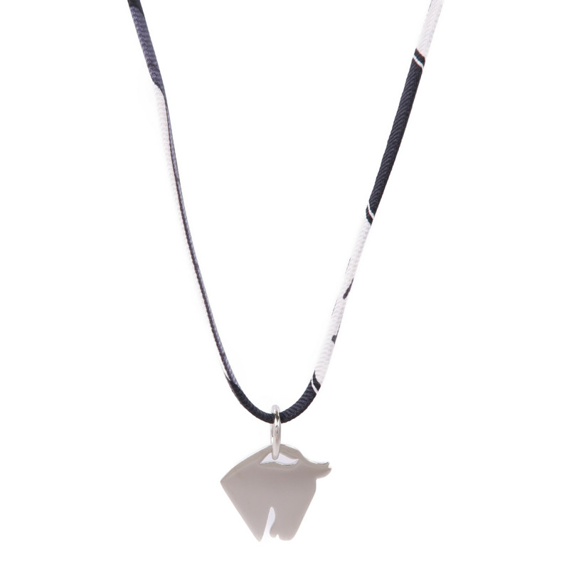 HERMES 絲質/金屬Tourbillon Necklace/Bracelet項鍊/手鐲-0