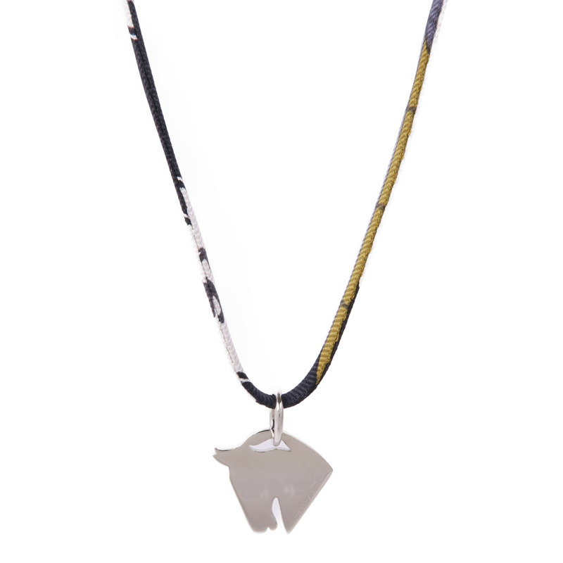 HERMES 絲質/金屬Tourbillon Necklace/Bracelet項鍊/手鐲-2