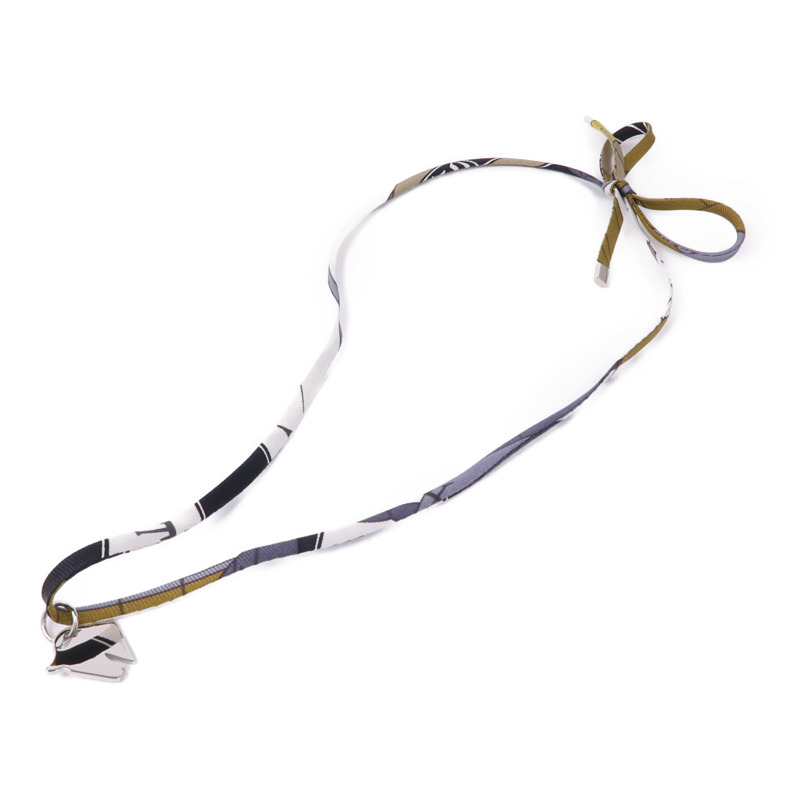HERMES 絲質/金屬Tourbillon Necklace/Bracelet項鍊/手鐲-3