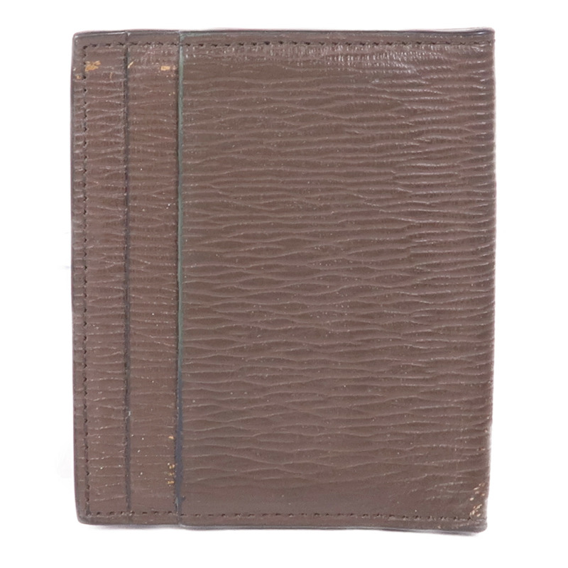 Salvatore Ferragamo 皮革Gancini Card Holder銀扣卡片套-1