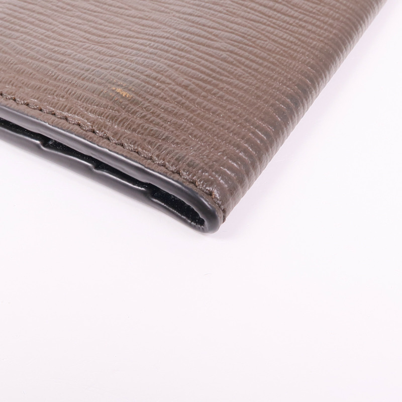 Salvatore Ferragamo 皮革Gancini Card Holder銀扣卡片套-10