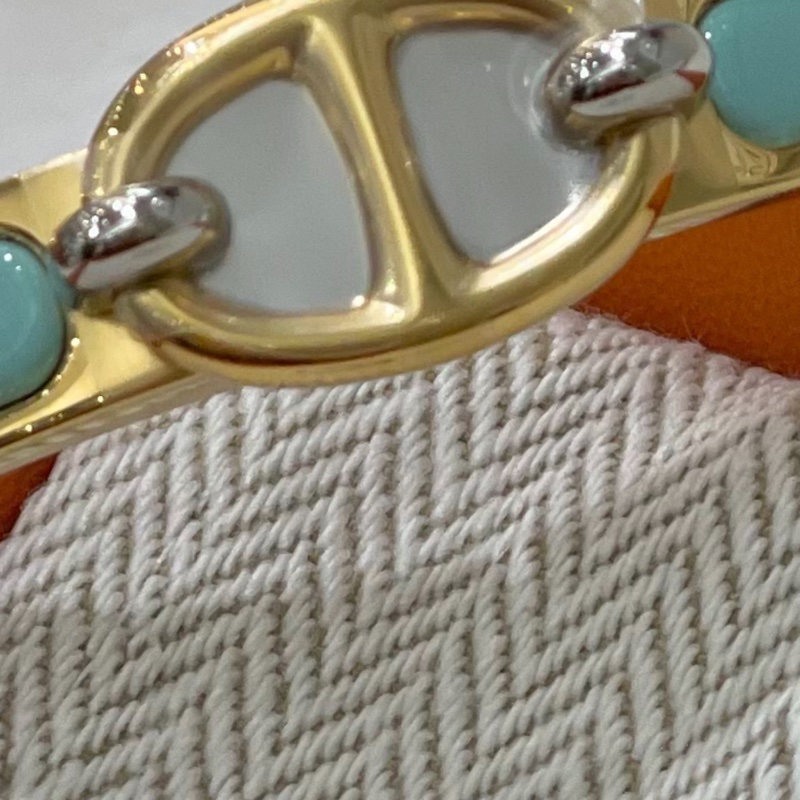 Hermes mini clic bracelet blue 粉藍色豬鼻手鈪-1