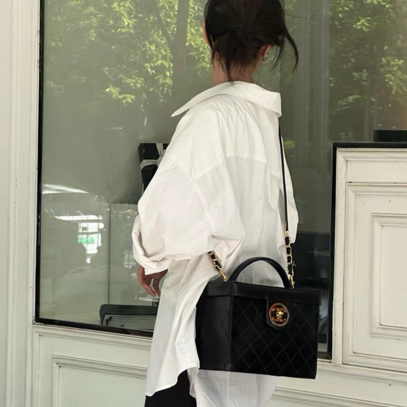 Chanel 香奈兒 Vintage 化妝盒 極品收藏款 狀況極好-0