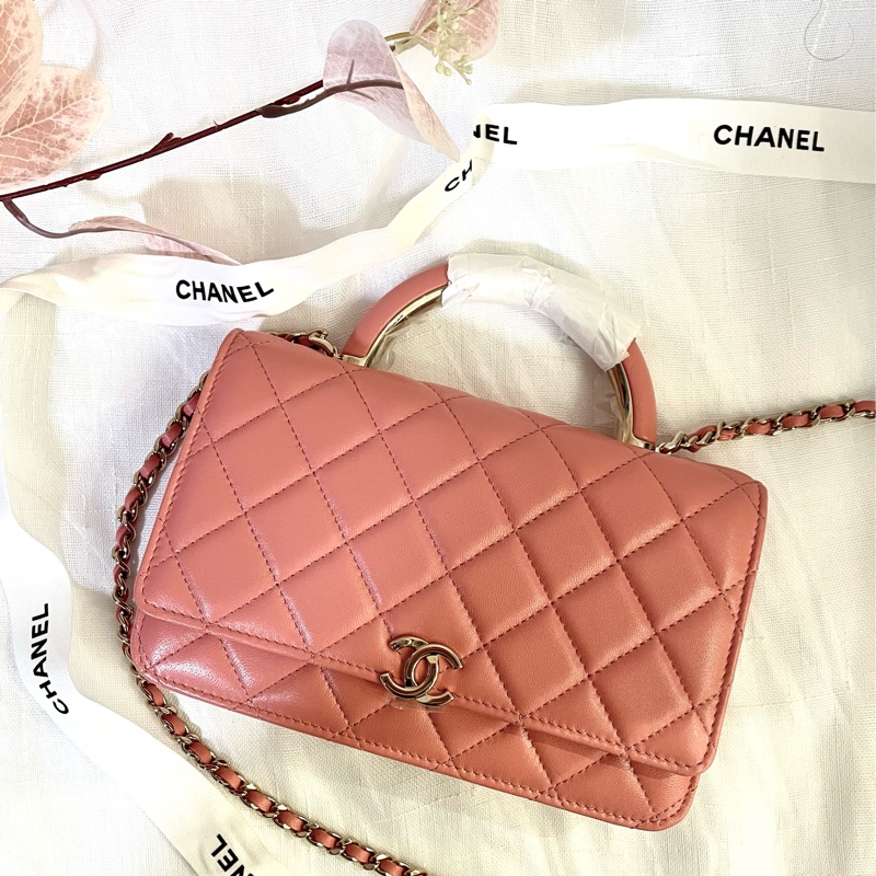Chanel 粉紅色handle季節款-4