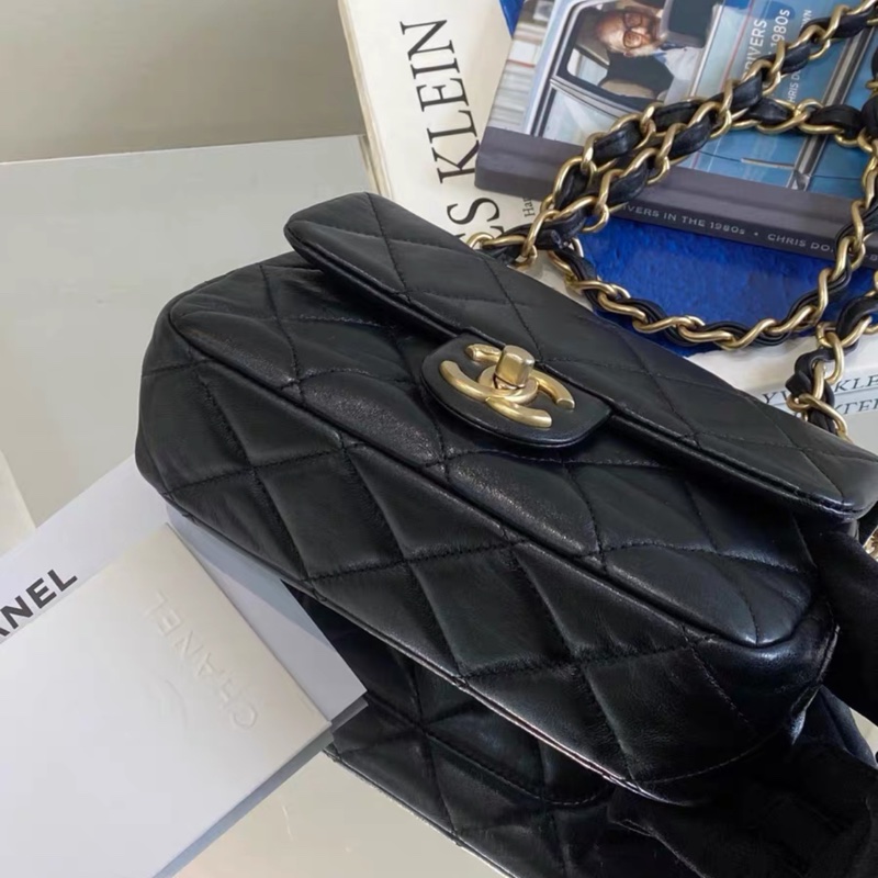 Chanel 香奈兒 23S 黑金金幣mini 芯片款 不容易撞的一款 帶點復古風-3