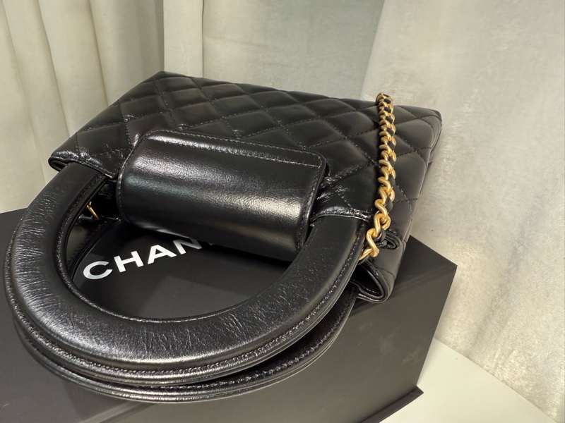 全新全配🤍CHANEL Kelly 包 黑色迷你購物 包小牛皮-3