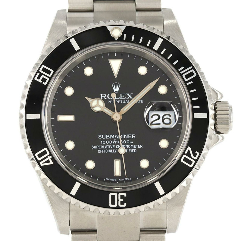 Rolex Submariner Date 16610 SS 腕錶自動 D 序號-0