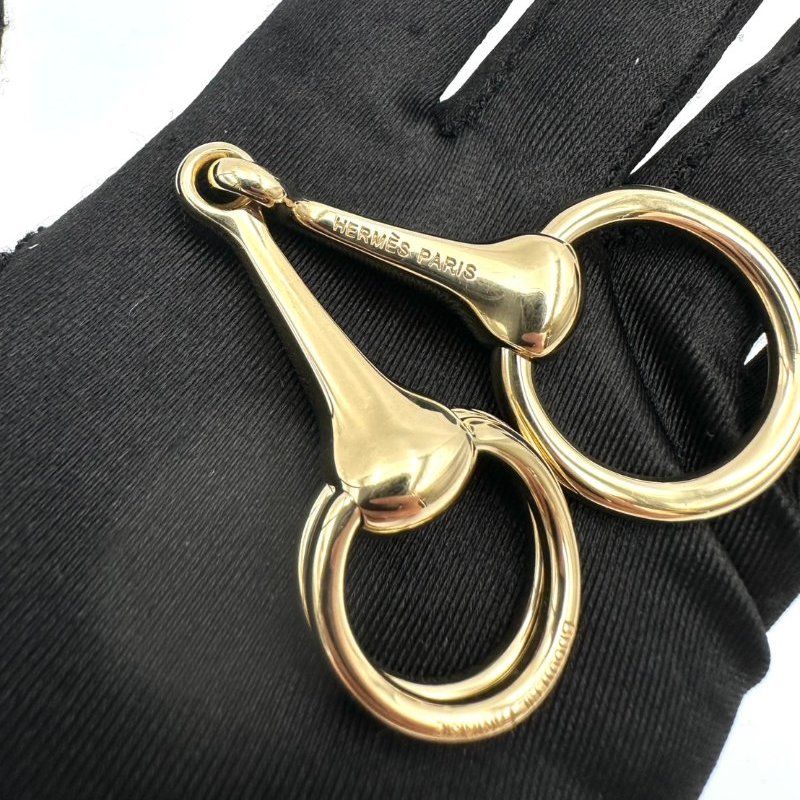 【美收精品】HERMES 金色絲巾環 B-32【隔月月中將轉賣至日本 上架期限30天】-5