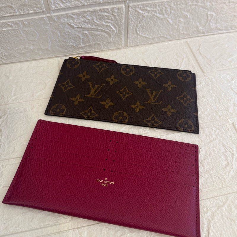 LV 咖花紋三合一woc-3