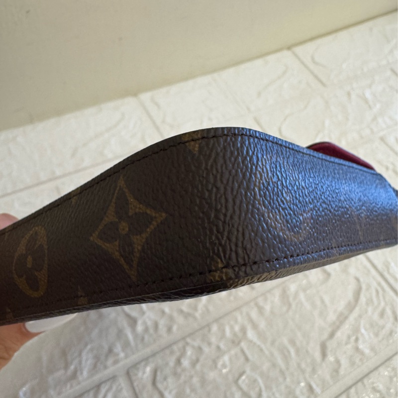 LV 咖花紋三合一woc-12