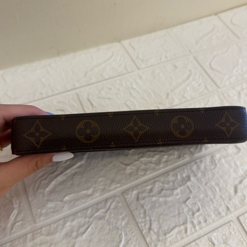 LV 咖花紋三合一woc-13