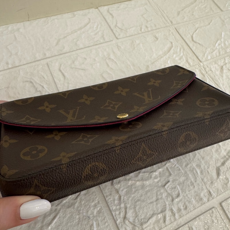 LV 咖花紋三合一woc-16