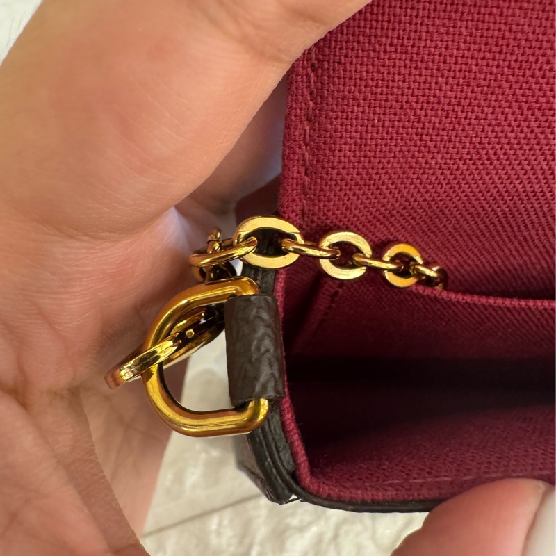 LV 咖花紋三合一woc-17