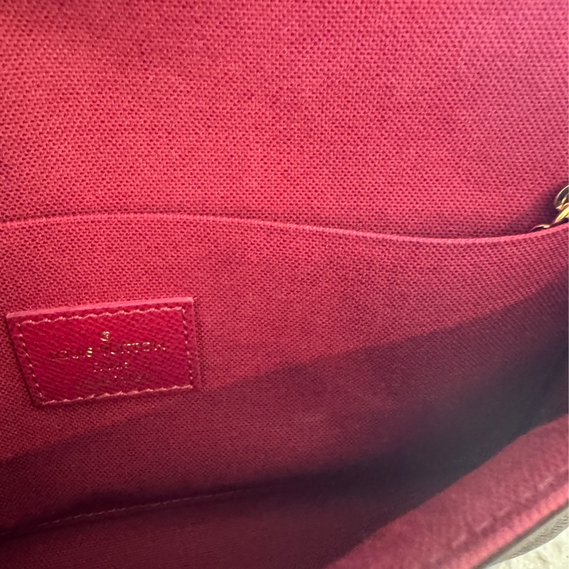 LV 咖花紋三合一woc-20