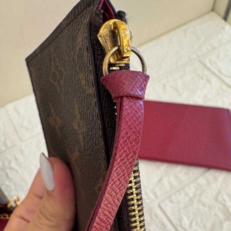 LV 咖花紋三合一woc-24