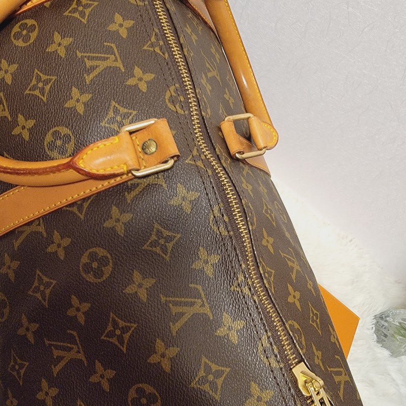 二手 少用 Louis Vuitton 經典原花 55公分 Keepall手提袋/旅行袋/登機包-12