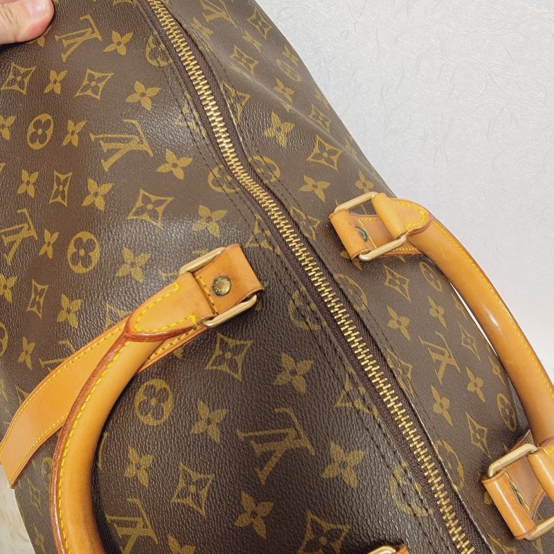 二手 少用 Louis Vuitton 經典原花 55公分 Keepall手提袋/旅行袋/登機包-13