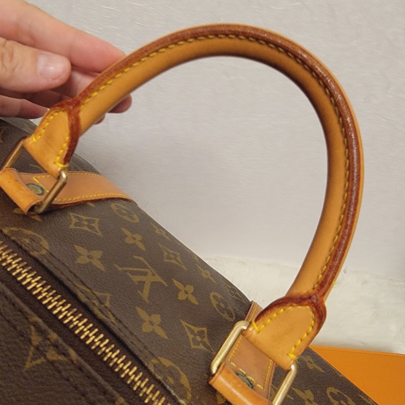 二手 少用 Louis Vuitton 經典原花 55公分 Keepall手提袋/旅行袋/登機包-17