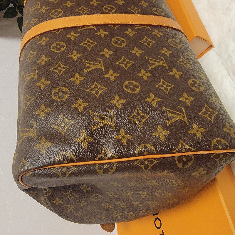 二手 少用 Louis Vuitton 經典原花 55公分 Keepall手提袋/旅行袋/登機包-20