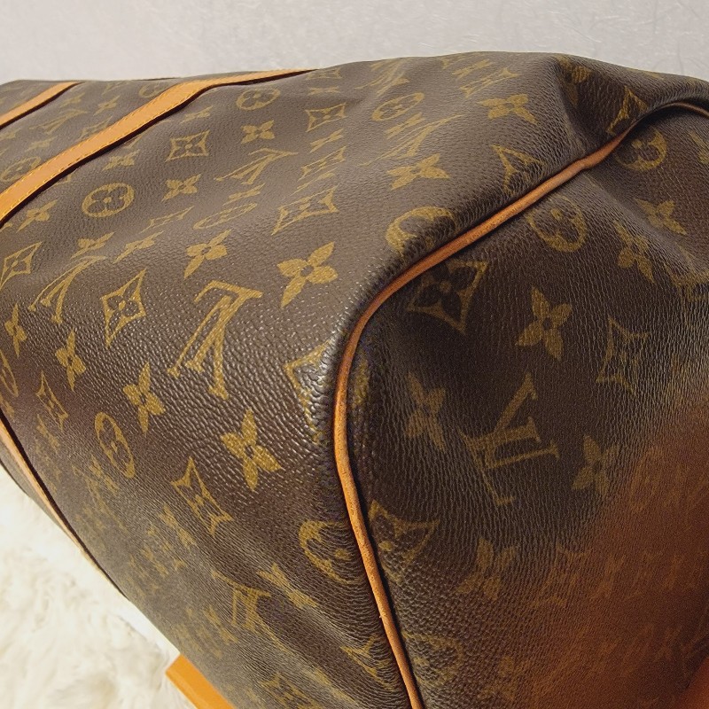 二手 少用 Louis Vuitton 經典原花 55公分 Keepall手提袋/旅行袋/登機包-26