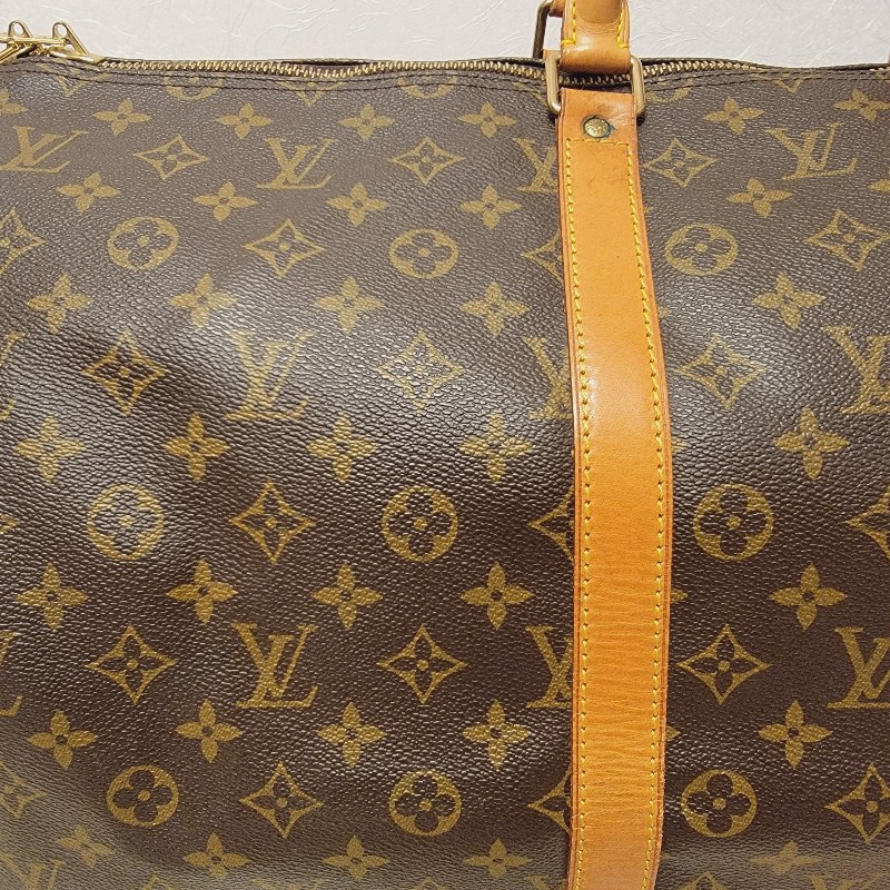 二手 少用 Louis Vuitton 經典原花 55公分 Keepall手提袋/旅行袋/登機包-35