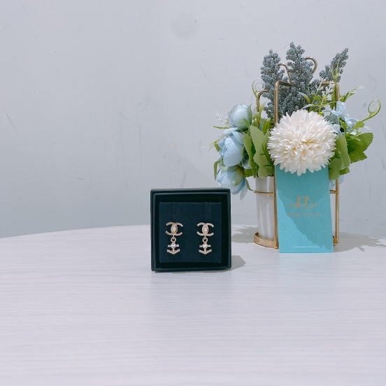 TK1679 Chanel 香奈兒25C 特色錨CC Logo耳環Earrings Anchor And CC Logo LGHW x Crystal-0