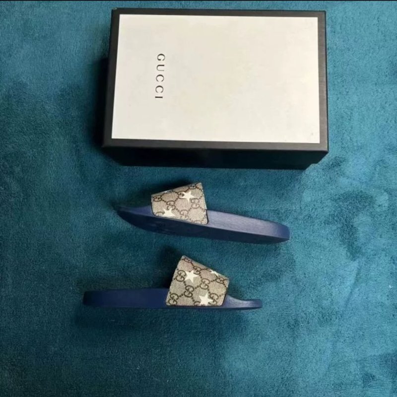 Gucci🤎星星拖鞋 35號 全新-2