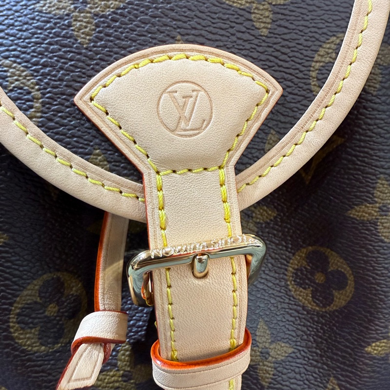 LV M25085 Odyssee 老花 原花 金鍊 手提包 斜背包 肩背包 束口包-11