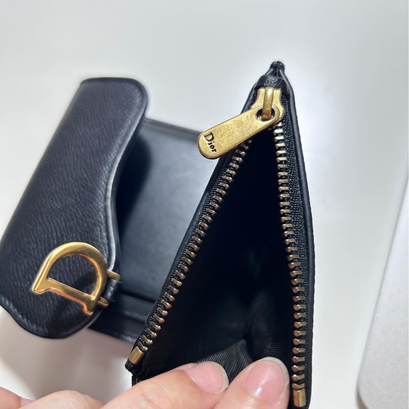 Dior saddle三折短夾-6