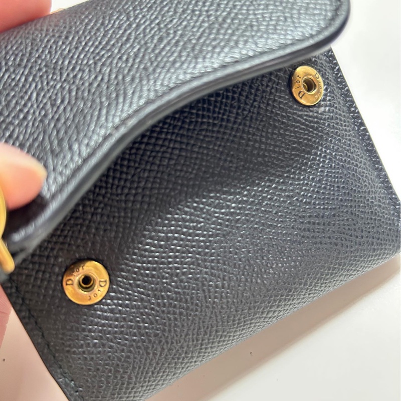 Dior saddle三折短夾-8