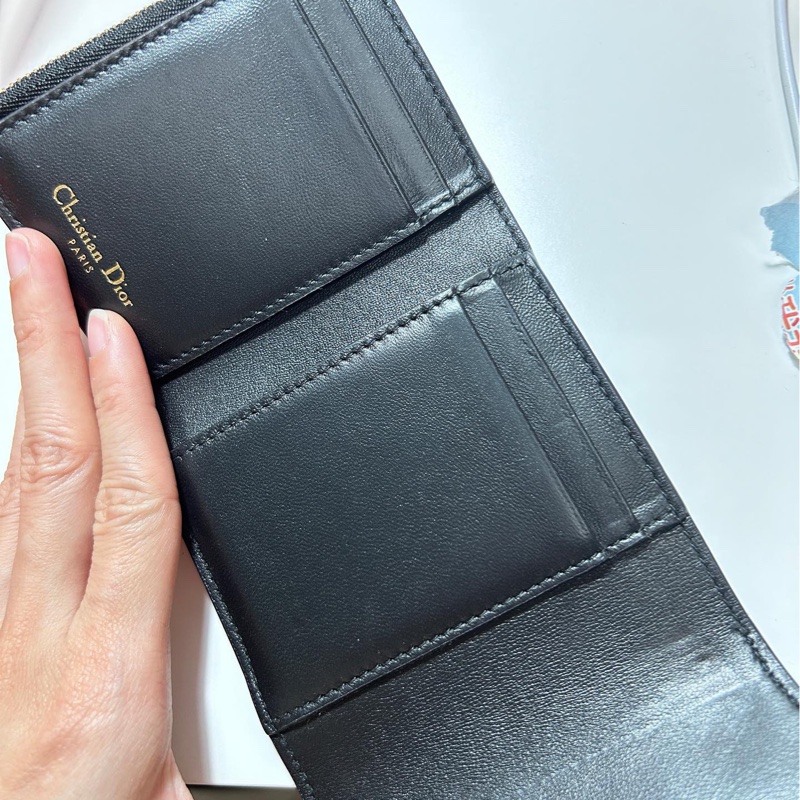 Dior saddle三折短夾-9